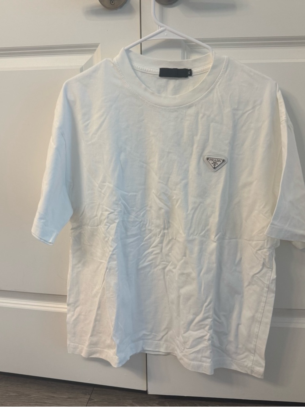 Prada Terry white short sleeve t-shirt men’s XL